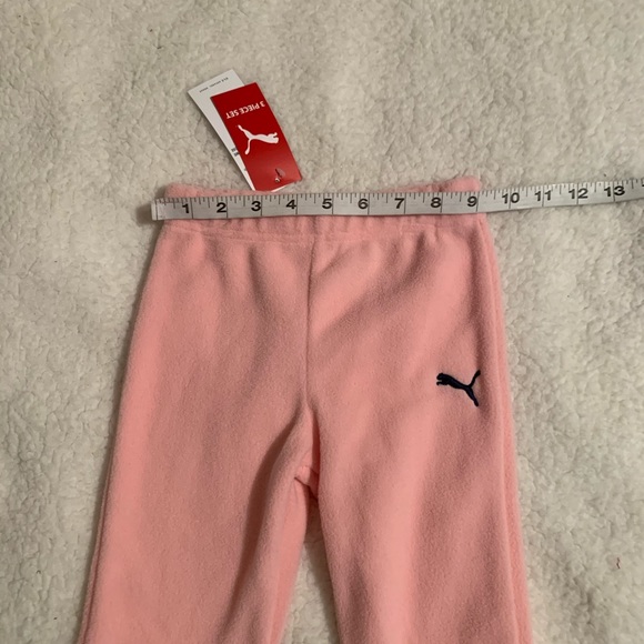 Girls 3 Piece Puma Fleece Outfit - Picture 12 of 14